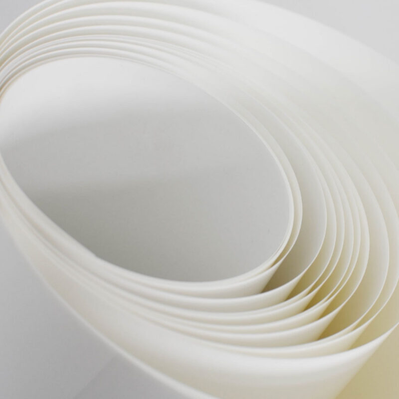 Placa trasera blanca recubierta de doble cara