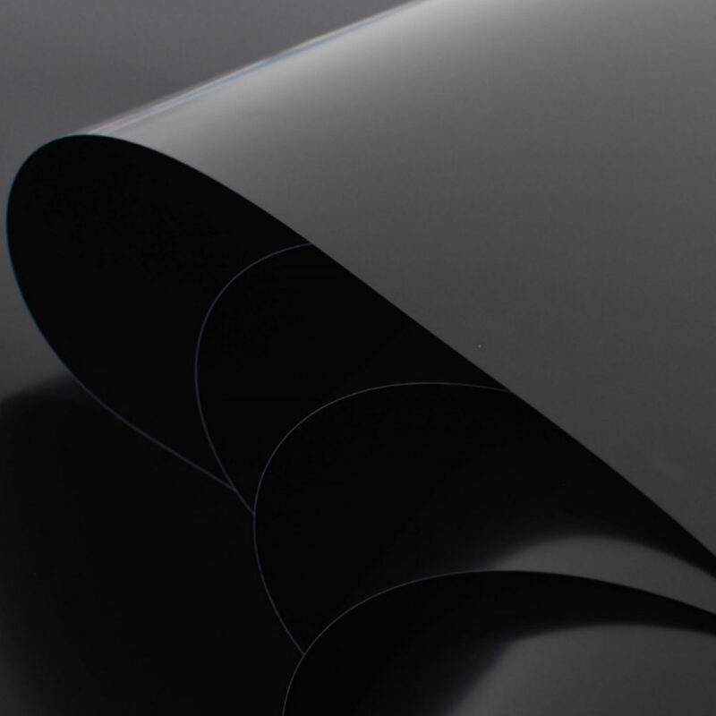 Placa trasera de doble cara negra