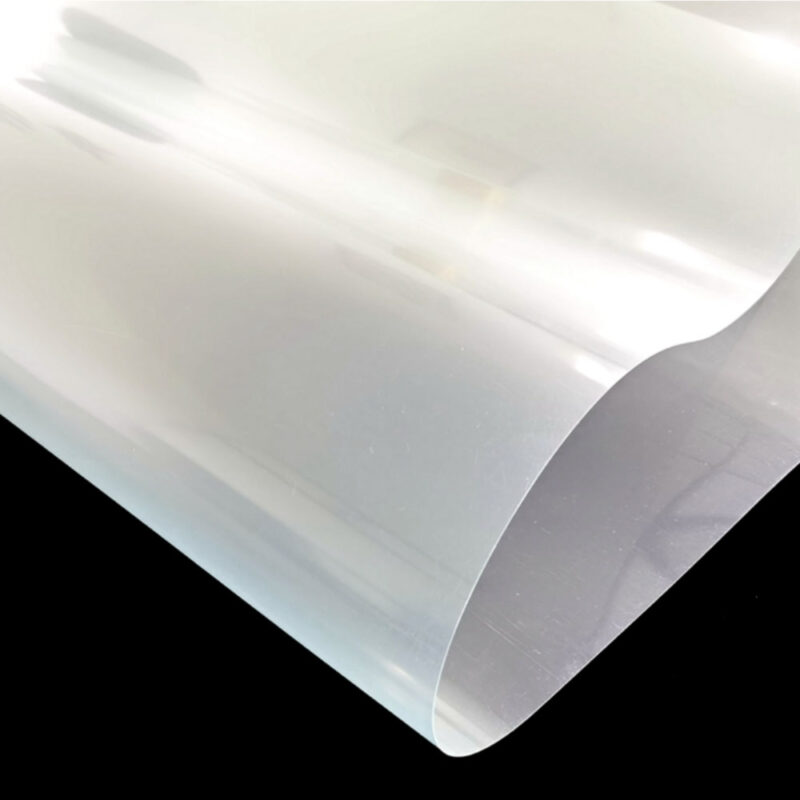 Panel posterior revestido de doble cara transparente